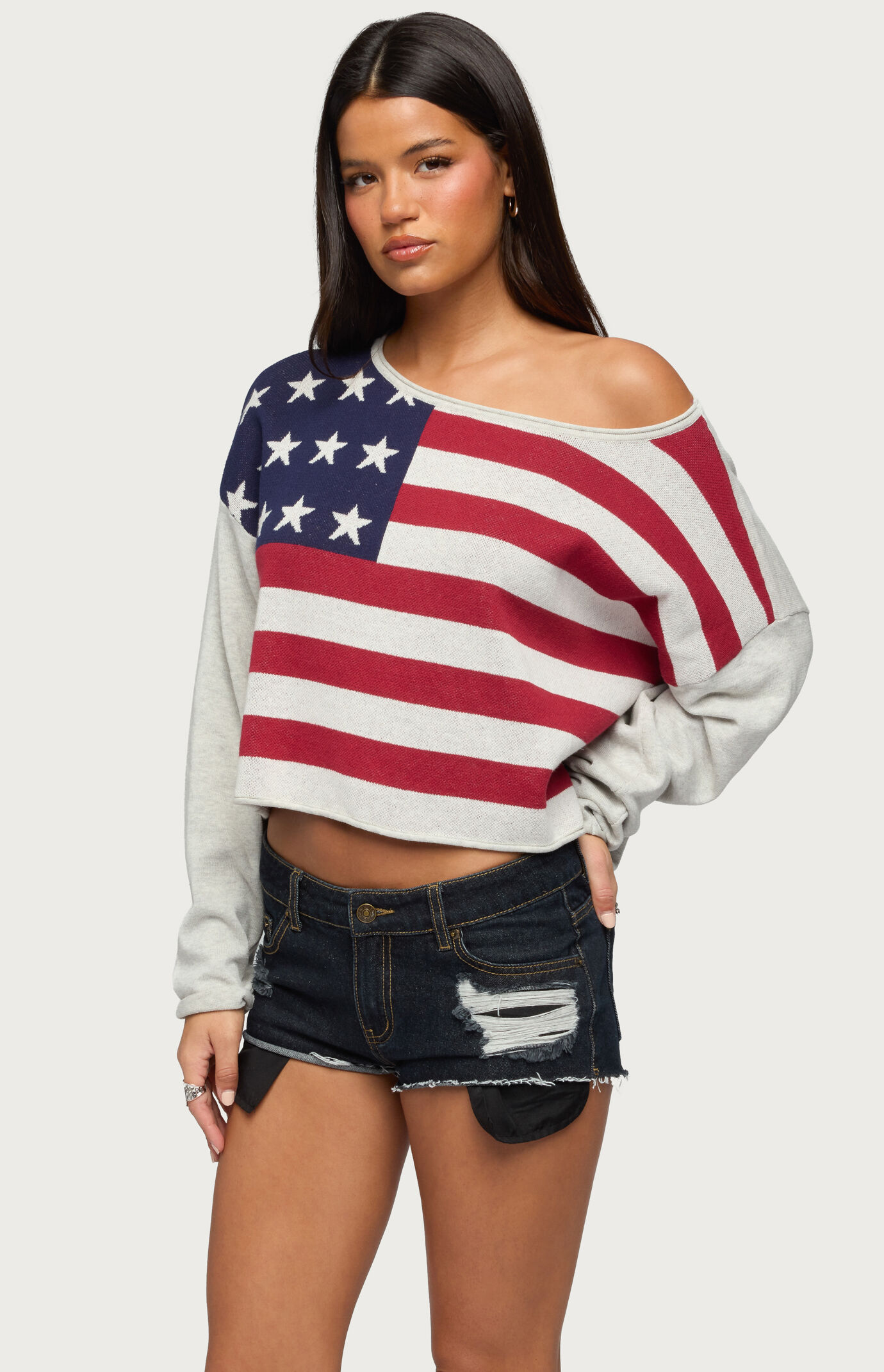 Edikted USA Off Shoulder Sweater