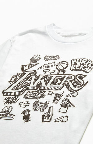 Doodle Los Angeles Lakers T-Shirt image number 2