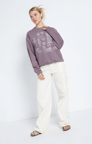 Angel Statue Crew Neck Sweatshirt image number 1