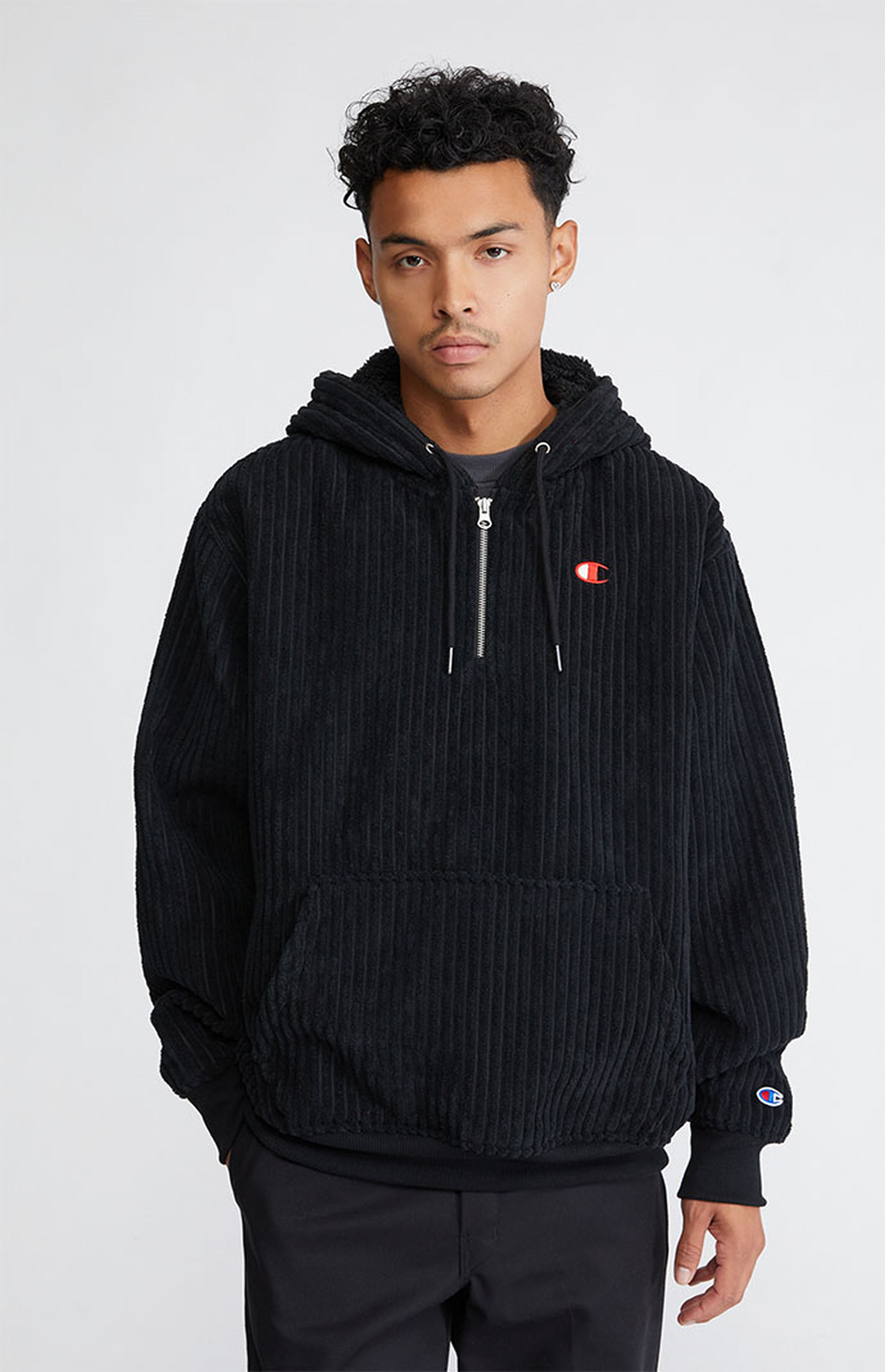 Champion Corduroy High Pile Hoodie PacSun