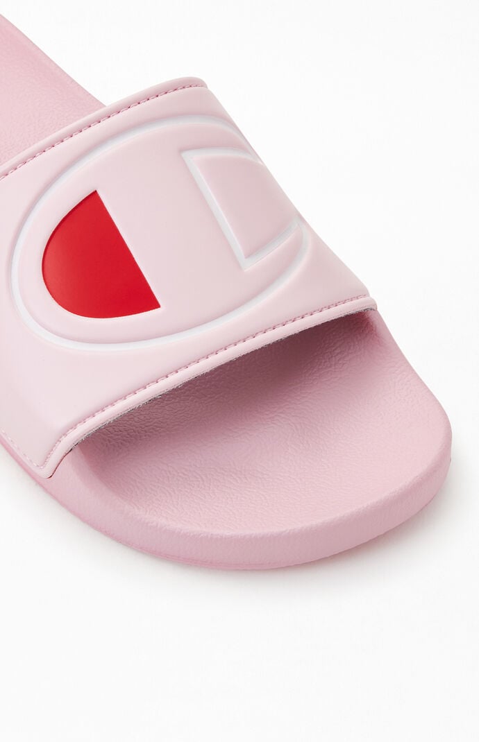 Womens pink champion slides new arrivals