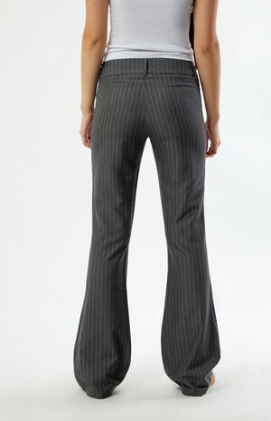 Office Siren Pinstripe Flare Pants image number 4