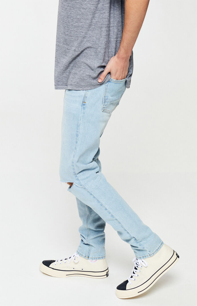 Light Ripped Skinny Jeans