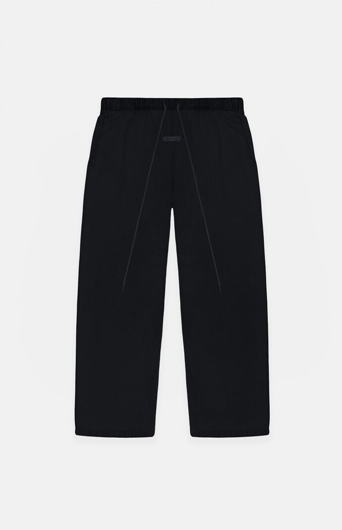 Fear of God Essentials Essentials Overdye Black Denim Lounge Pants | PacSun