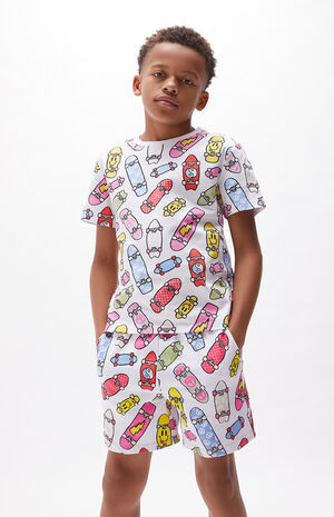 AOP Skateboard Sweat Shorts image number 1