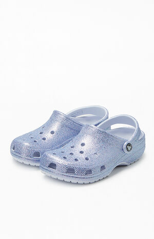 Kids Glitter Classic Clogs image number 2