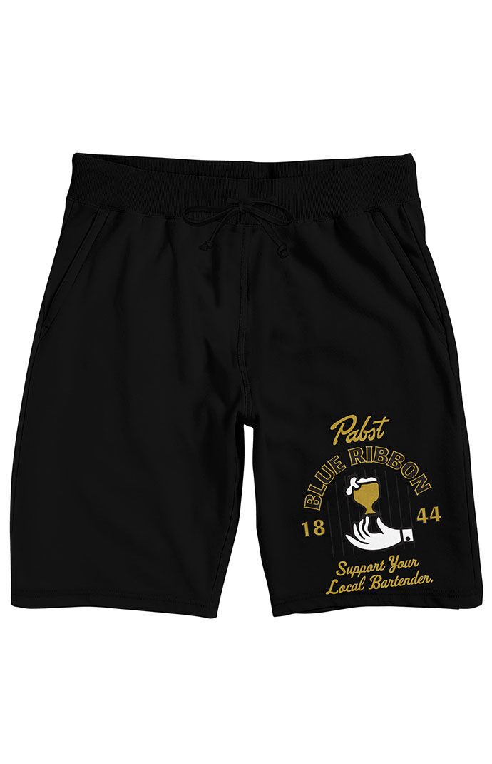 Pabst Blue Ribbon Support Lounge Sweat Shorts