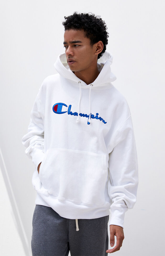 Embroidered Script Hoodie