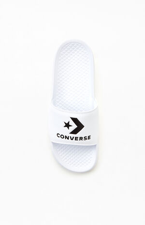 White All Star Slide Sandals image number 5