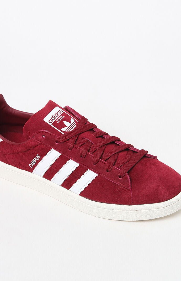 adidas campus shoes burgundy