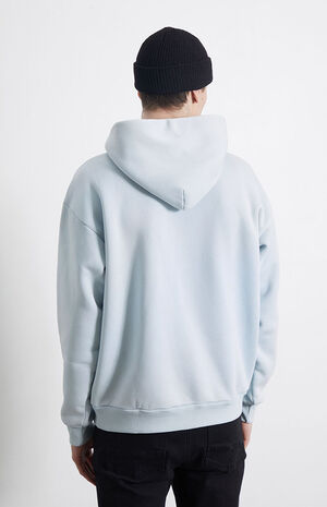 Light Blue Solid Hoodie image number 4