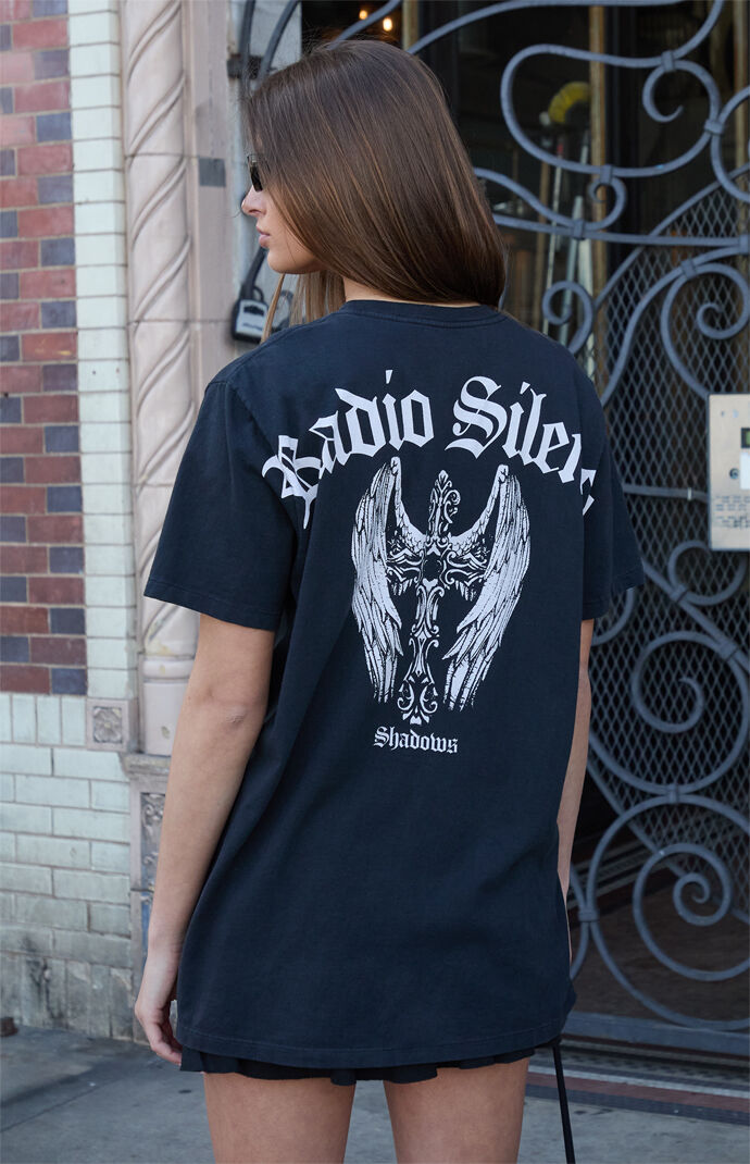 John Galt Penelope Radio Silence Shadows Oversized T-Shirt | Pacsun
