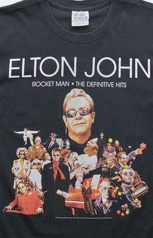 2000s Elton John Rocket Man Graphic T-Shirt image number 3