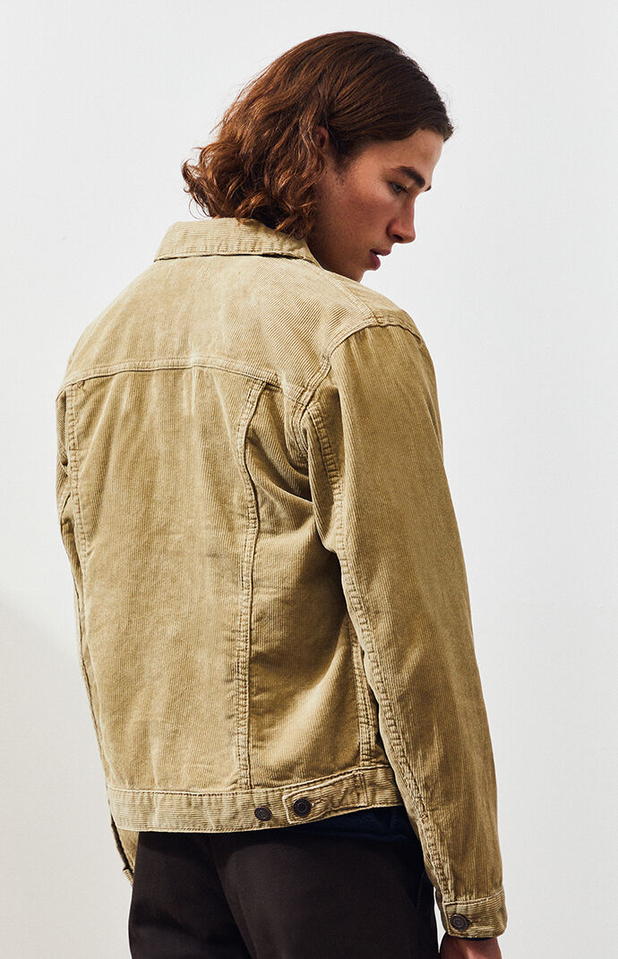 yellow corduroy jacket mens