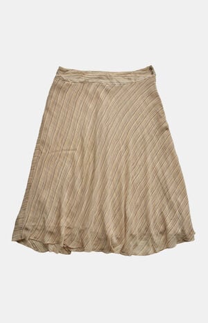 2000s Striped Midi Skirt image number 1