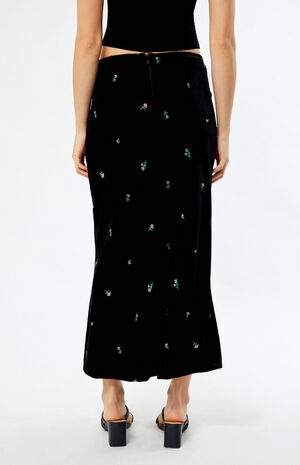 Ruched Midi Skirt image number 4