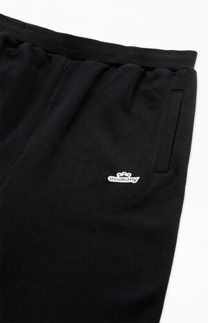 Black Crown Logo Sweatpants image number 3