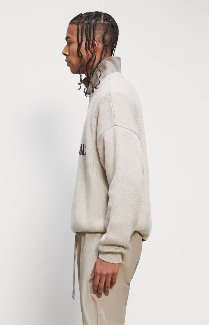 Fear of God Essentials Essentials Moss Knit Sweater | PacSun