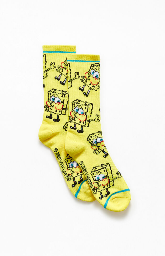 Tired SpongeBob Crew Socks