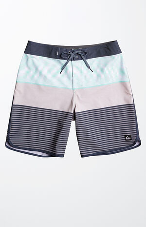 Eco Black & Gray Surfsilk Tijuana 19" Boardshorts image number 1