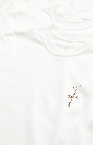 3 Pack Cactus Jack White T-Shirts image number 2