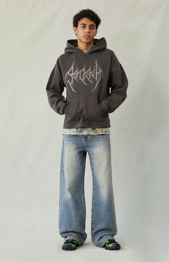 Pacsun Blake Extreme Baggy Jeans Medium Blue Tint