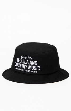 Black Tequila and Country Music Bucket Hat image number 3