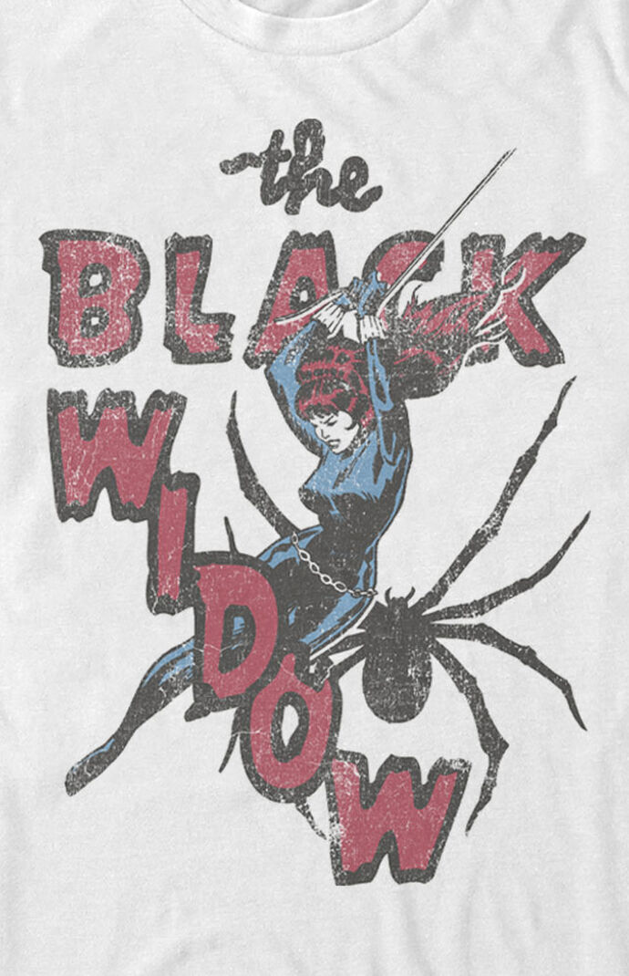 Thrifted Black Widow T-Shirt