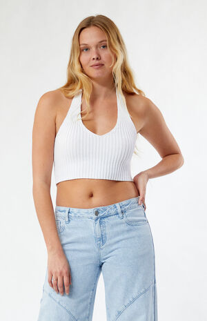 Pixie Knit Halter Top image number 1