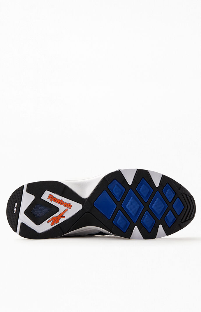 White & Blue Aztrek 96 Shoes