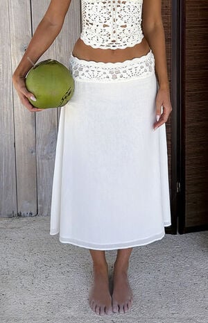 Sasha Crochet Midi Skirt image number 2