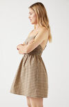 Smocked Plain Mini Dress Smocked Plain Mini Dress image number null