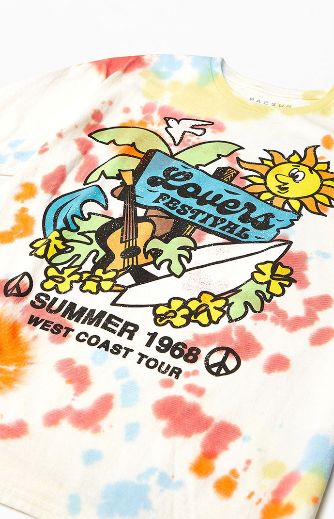 Lovers Festival Tie Dyed T Shirt