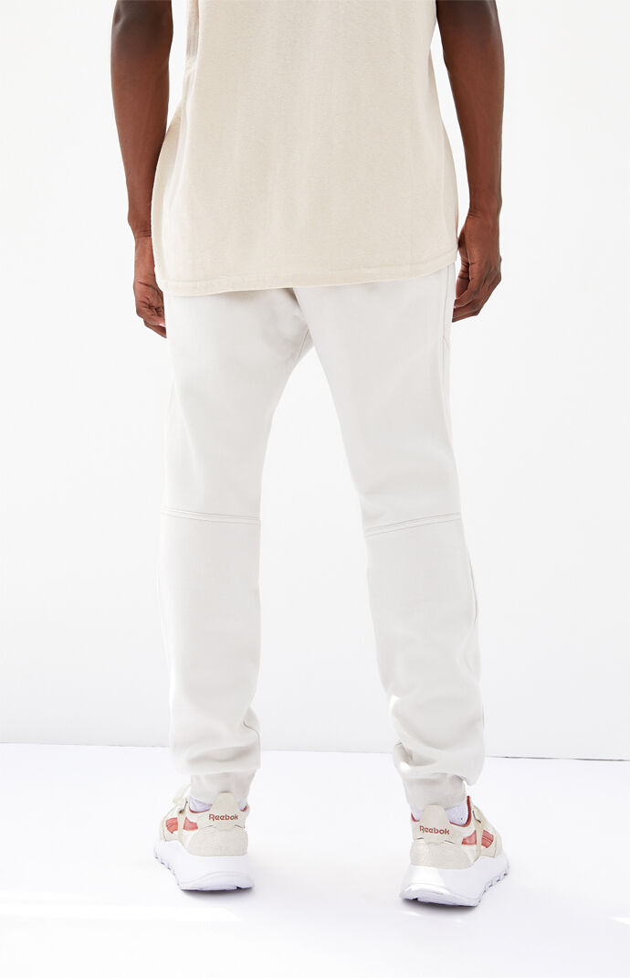 Light Gray Paneled Jogger Pants