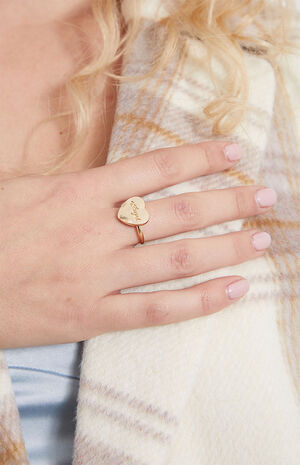 x PacSun Angel Heart Ring image number 2