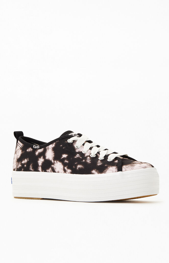 Women's Triple Tie-dyed Platform Sneakers