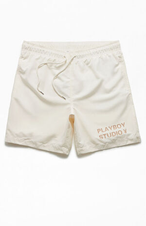 By PacSun Studio 17" Swim Trunks image number 1