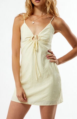 Keyhole Tie Front Mini Dress image number 2