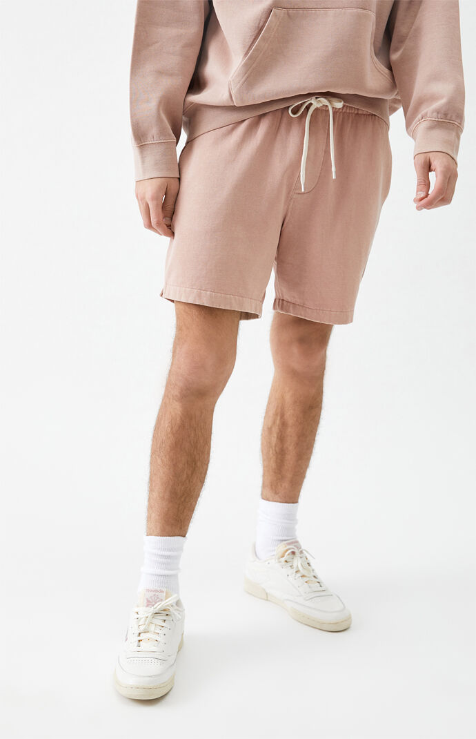 Pink velvet store shorts pacsun