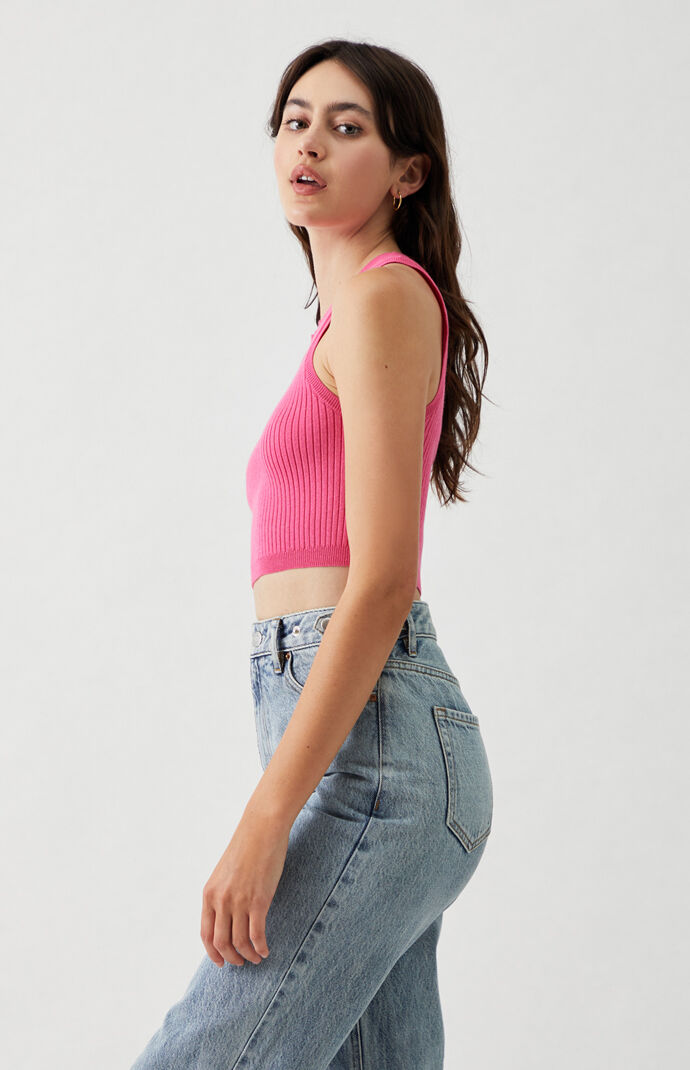 High Up Sweater Tank Top