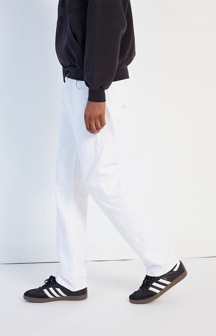 White store 501 jeans
