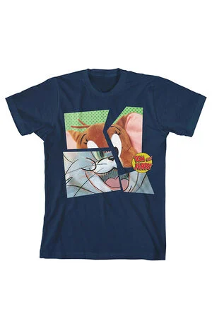 Kids Tom & Jerry Plush T-Shirt image number 1