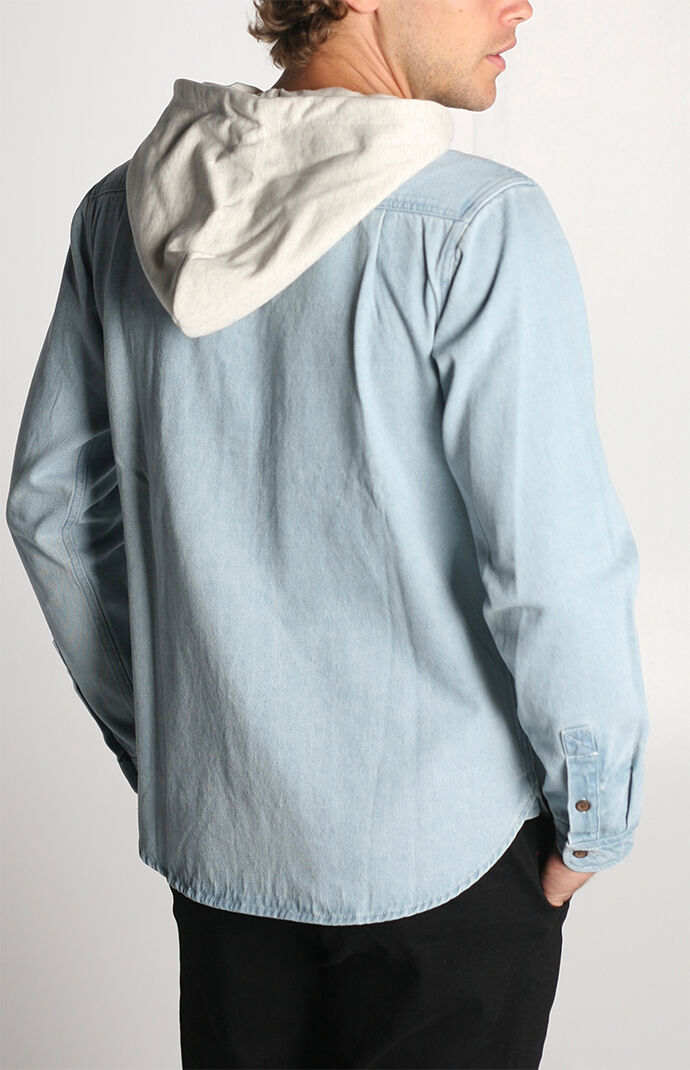 Wallace Long Sleeve Hooded Shirt