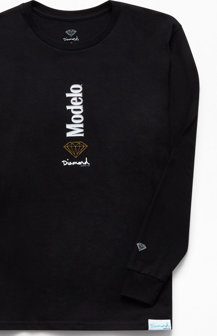 x Modelo Diamond Long Sleeve T-Shirt