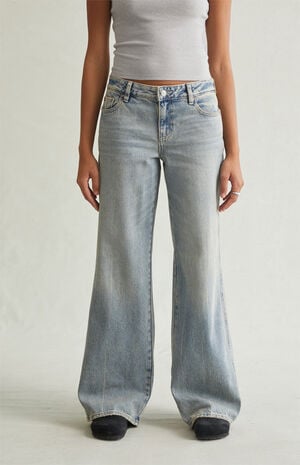 Eco Dark Indigo Low Rise Baggy Jeans