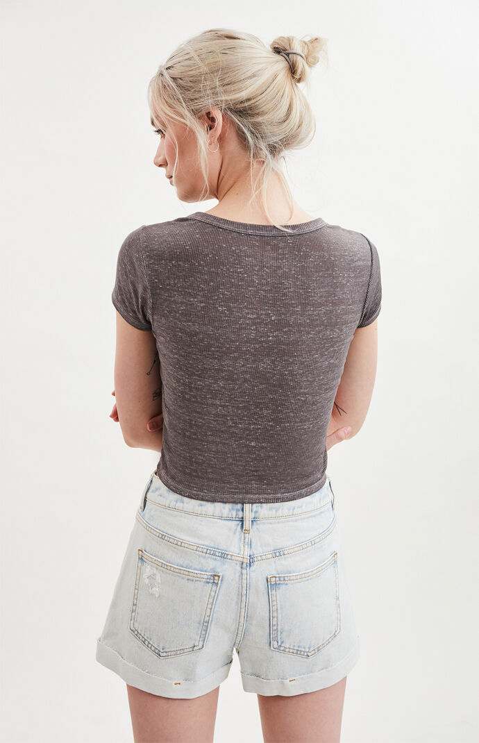 Blue Horizon Ribbed T-Shirt