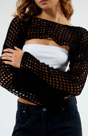Eco Long Sleeve Knit Boat Neck Top image number 2