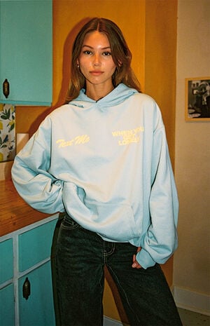 Text Me When You Get Lonely Hoodie image number 2
