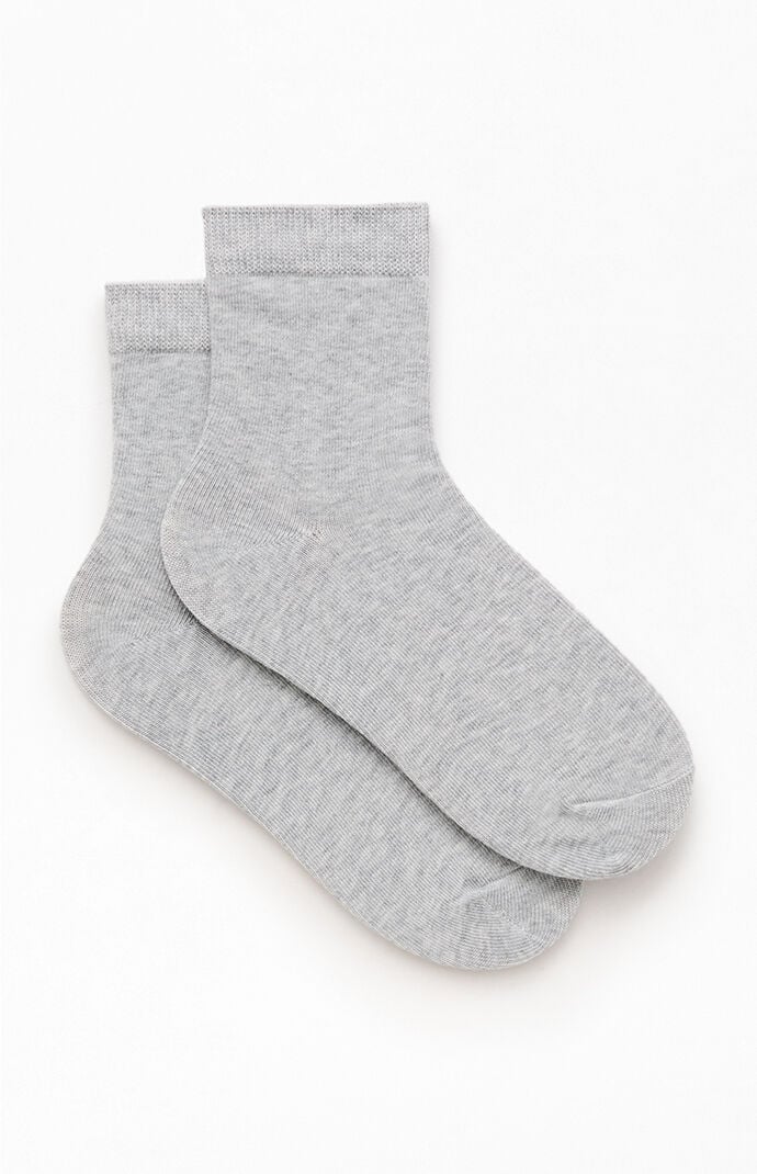 John Galt Silver Basic Ankle Socks
