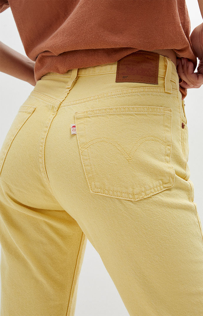 Yellow levis 501 2025